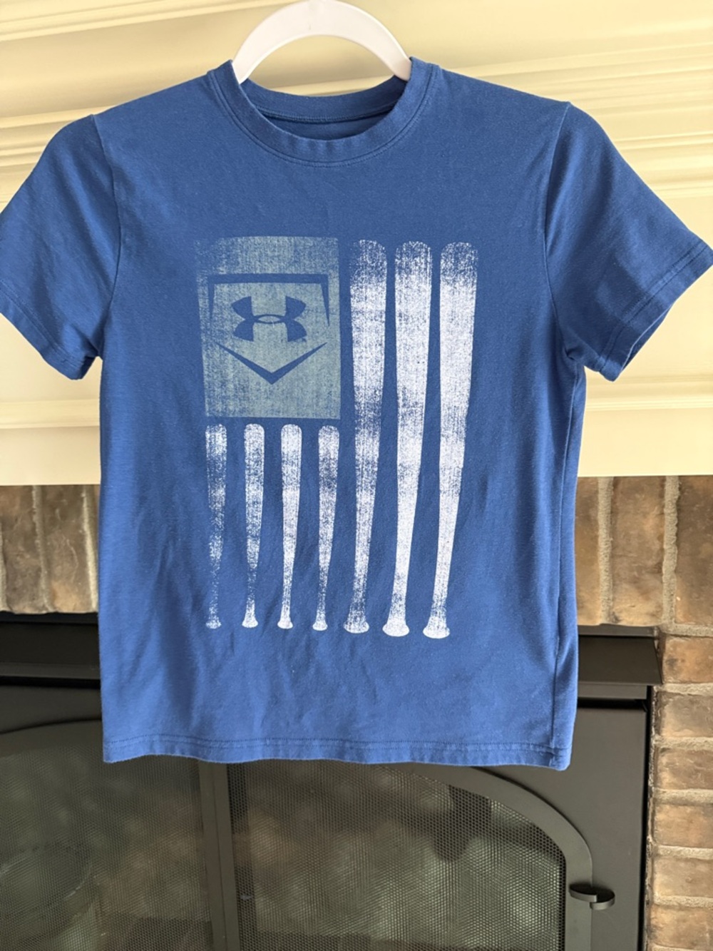 Under Armour Blue Short-Sleeve Graphic Tee